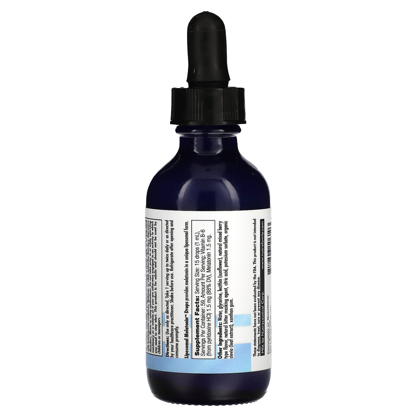 Nutra BioGenesis, Liposomal Melatonin, 2 Oz Drops UPC 812806106103 | HiLife Vitamins