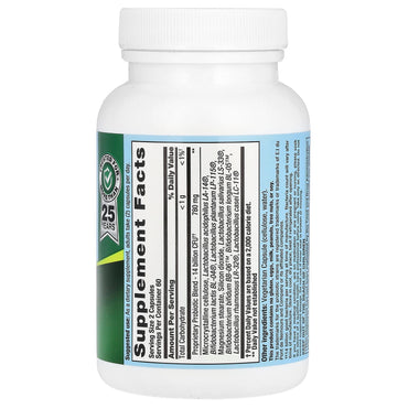Nutrition Now, PB 8™ Probiotic, 120 Vegetarian Capsules UPC 027917003573 | Hilife Vitamins