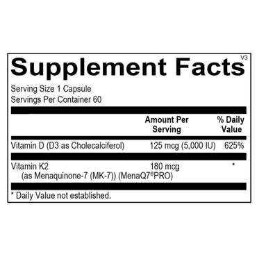 Ortho Molecular, K Force, 60 Capsules UPC 615033001353 | Hilife Vitamins