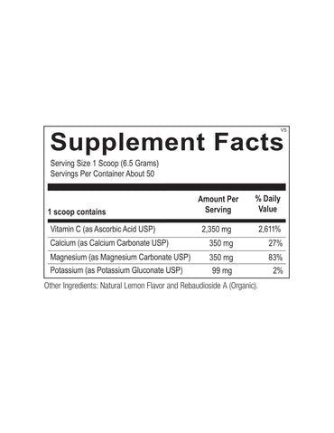 Ortho Molecular, Buffered C Powder Lemon, 11.5 Oz UPC 615033001407 | Hilife Vitamins