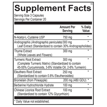 Ortho Molecular, Sinatrol, 60 Capsules UPC 615033005160 | Hilife Vitamins