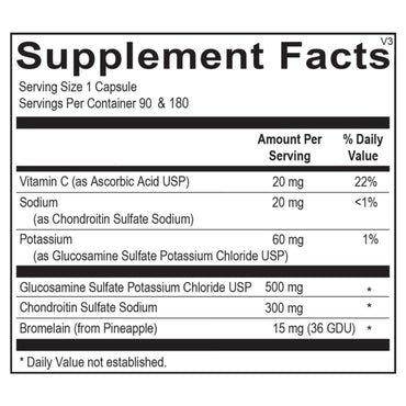 Ortho Molecular, CHONDRO-FLX, 90 Capsules UPC 615033005375 | Hilife Vitamins