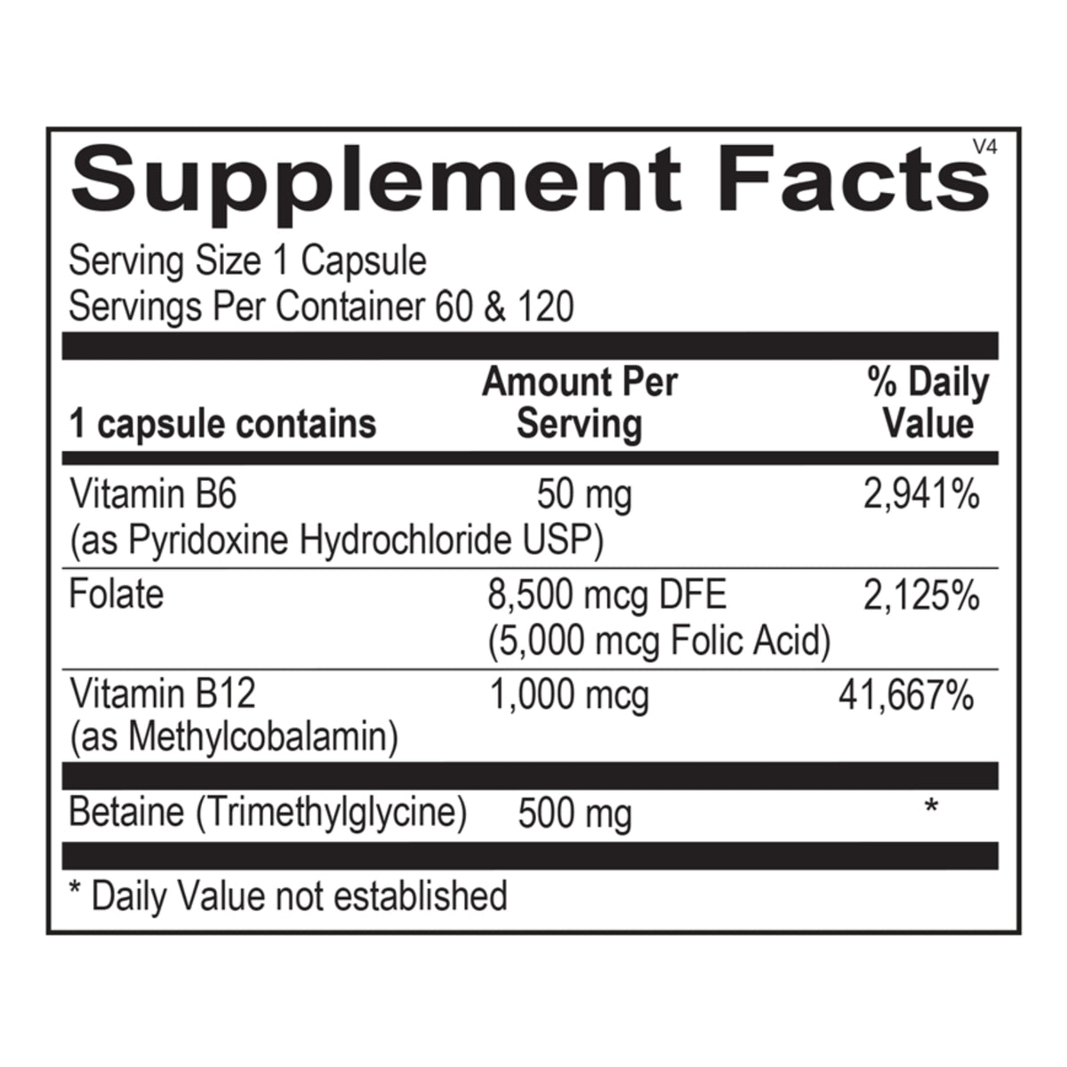 Ortho Molecular, Cardio B, 60 Capsules UPC 615033005467 | Hilife Vitamins