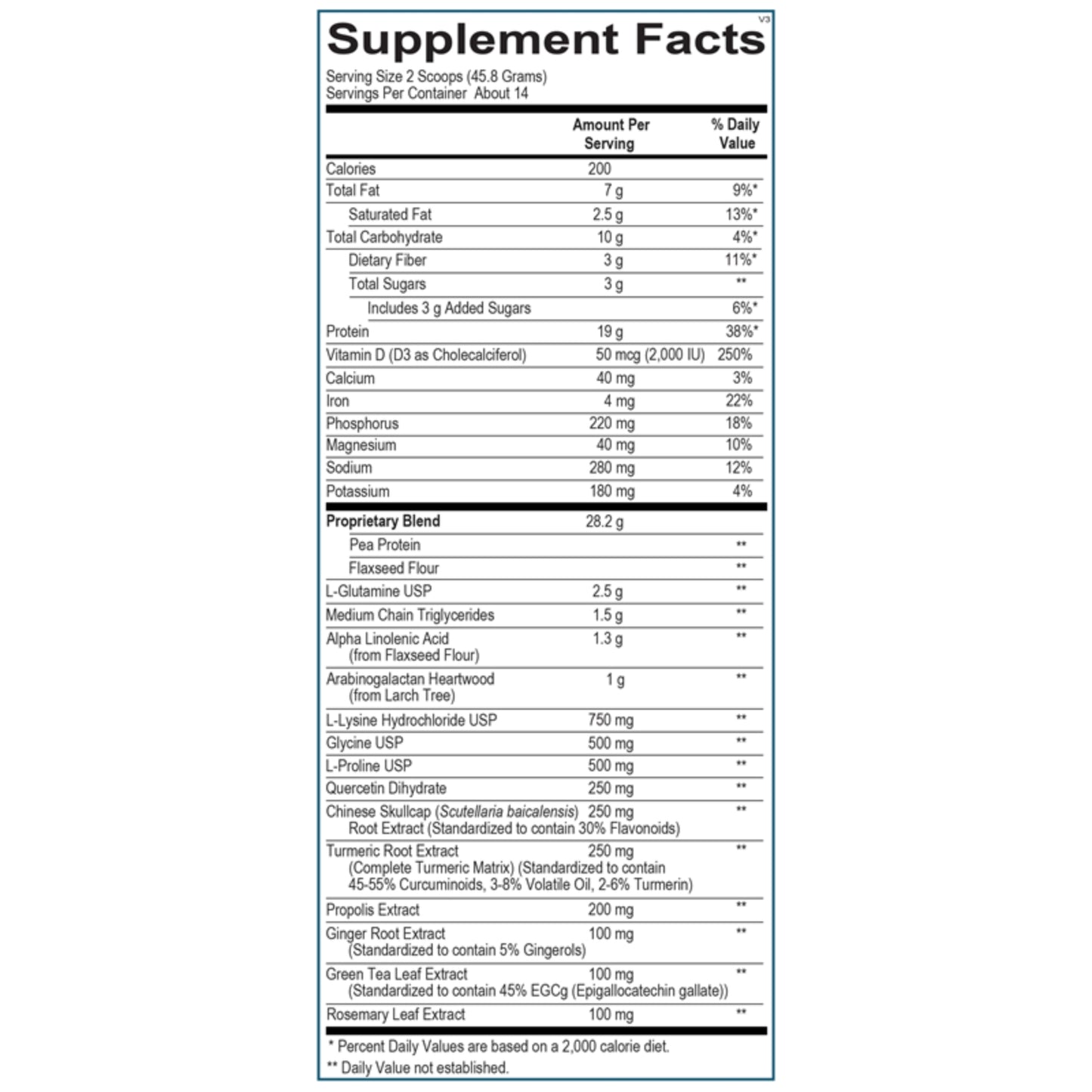 Ortho Molecular, InflammaCORE Vanilla Chai with Pea Protein, 22.6 oz (641.2 g) UPC 615033006747 | HiLife Vitamins