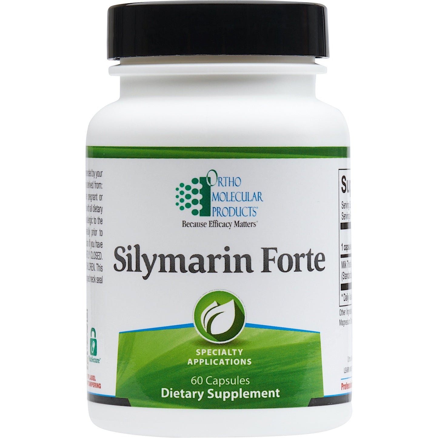 Ortho Molecular, Silymarin Forte, 60 Capsules UPC 615033008062 | HiLife Vitamins
