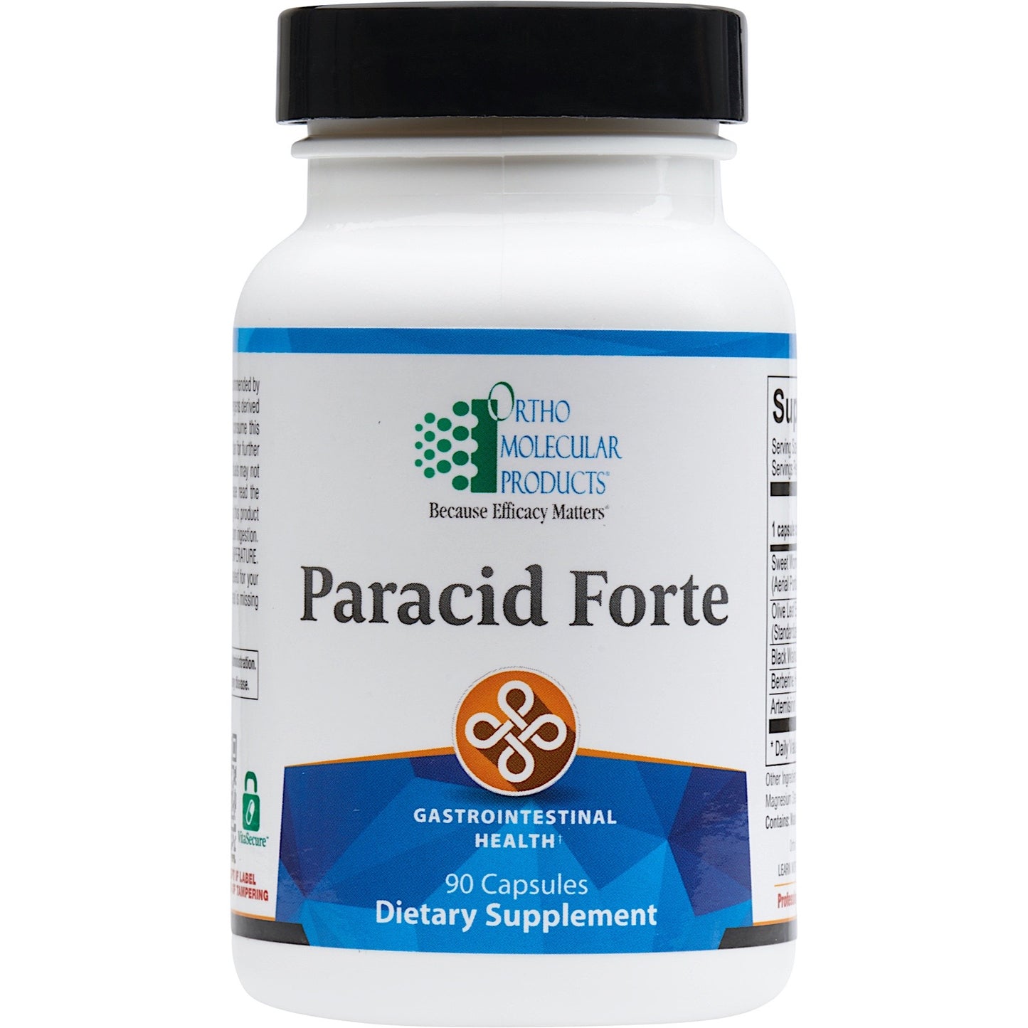 Ortho Molecular, Paracid Forte, 90 Capsules UPC 615033008147 | HiLife Vitamins