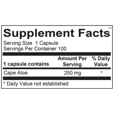 Ortho Molecular, Super Aloe 250, 100 Capsules UPC 615033008215 | Hilife Vitamins