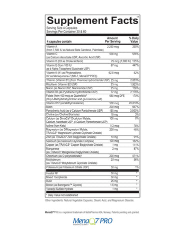 Ortho Molecular, Alpha Base No Iron, 240 Capsules UPC 615033011529 | HiLife Vitamins