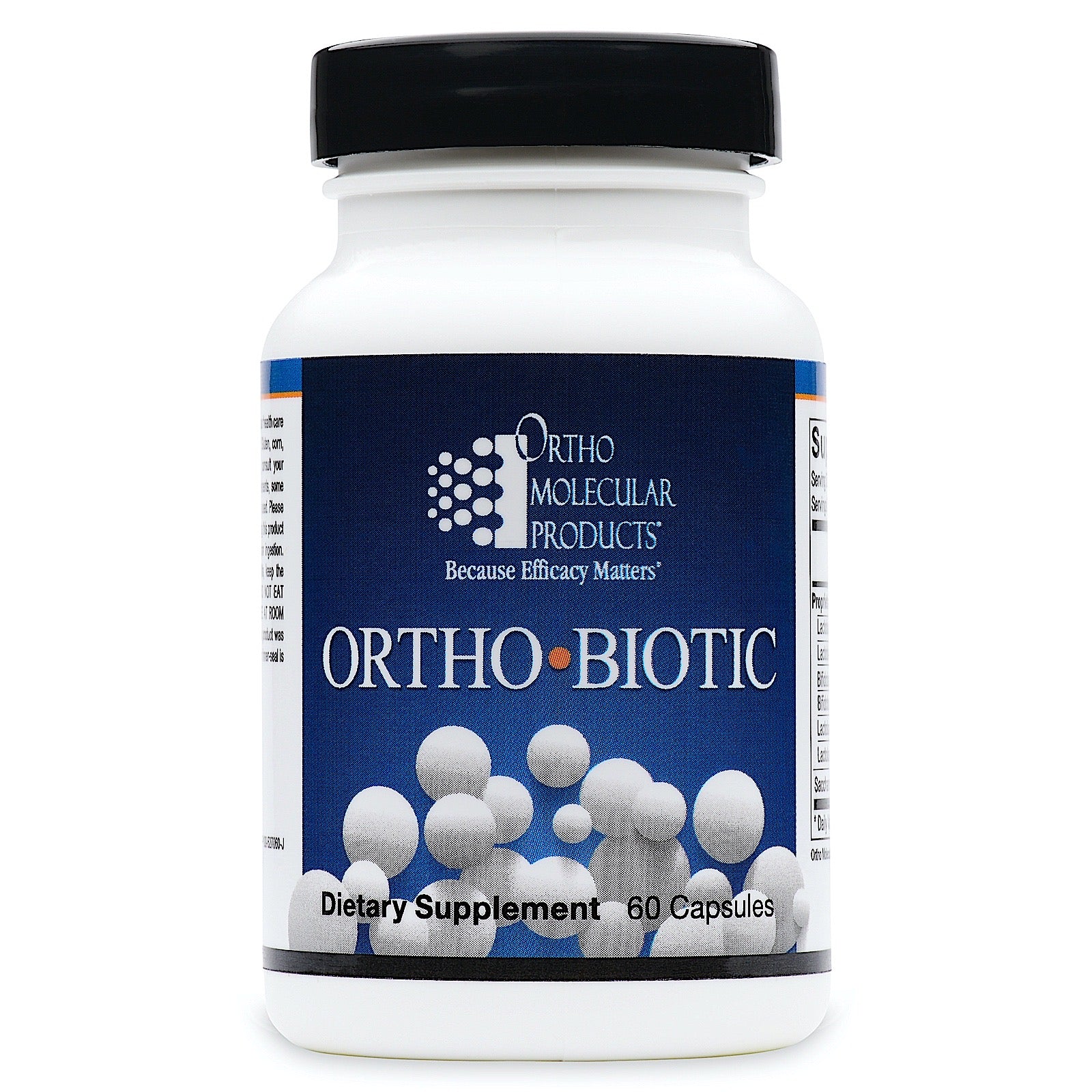 Ortho Molecular, Ortho Biotic, 60 Capsules UPC 615033015275 | Hilife Vitamins