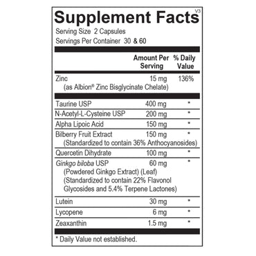 Ortho Molecular, 4sight, 120 Capsules UPC 615033015572 | Hilife Vitamins
