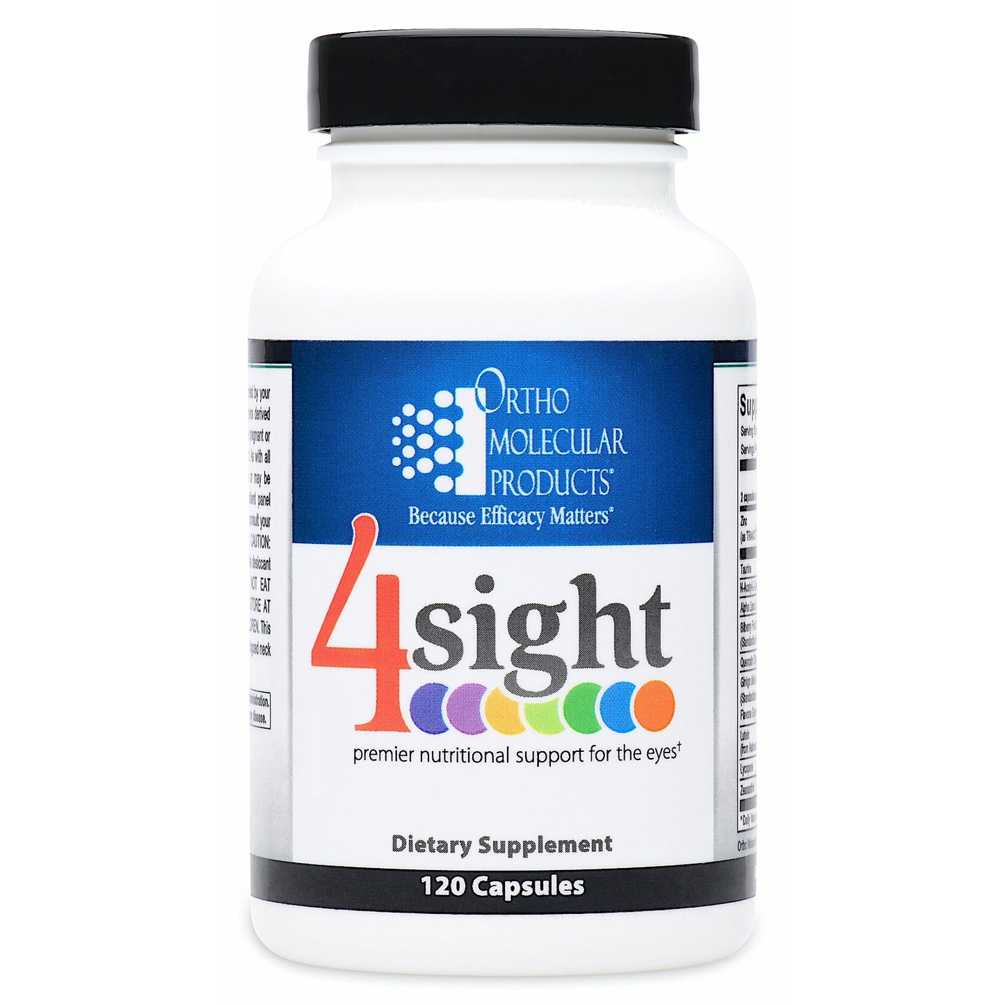 Ortho Molecular, 4sight, 120 Capsules UPC 615033015572 | HiLife Vitamins