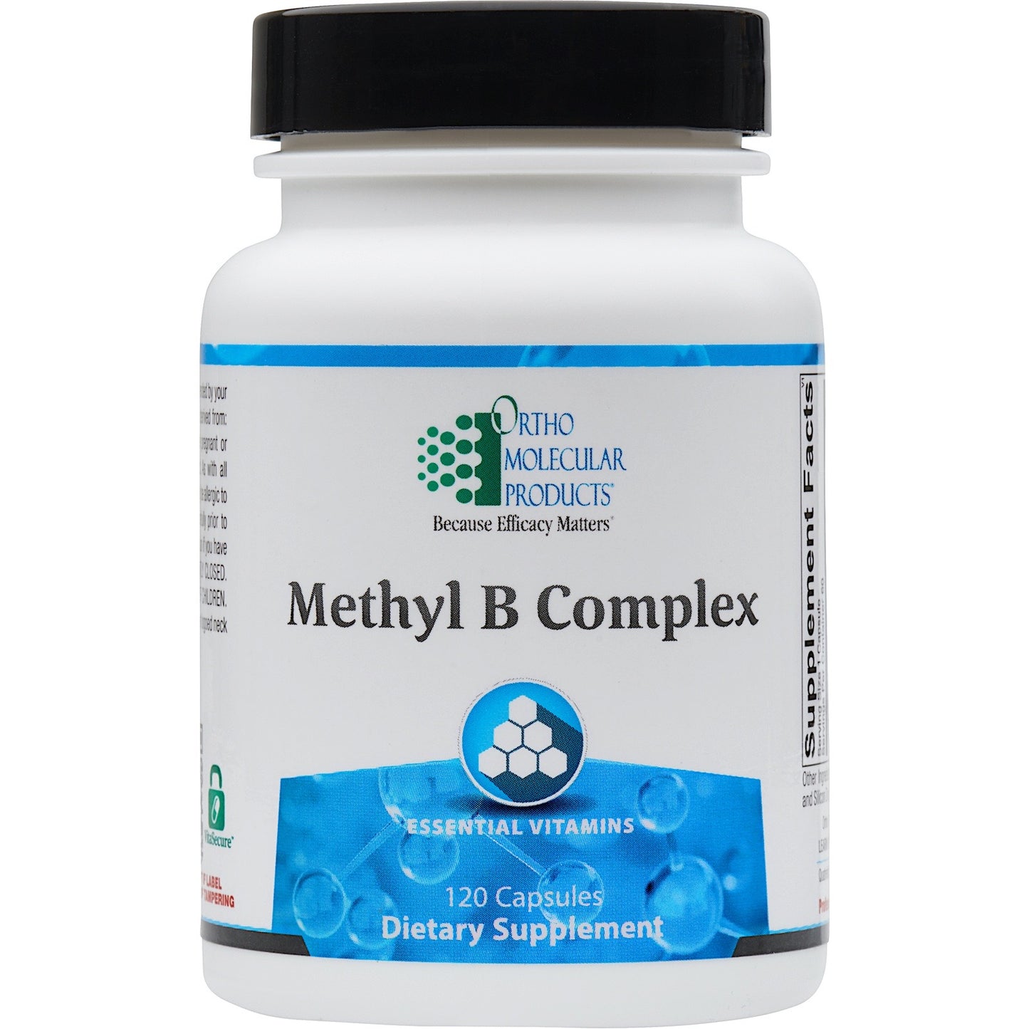 Ortho Molecular, Methyl B Complex, 120 Capsules UPC 615033023607 | HiLife Vitamins