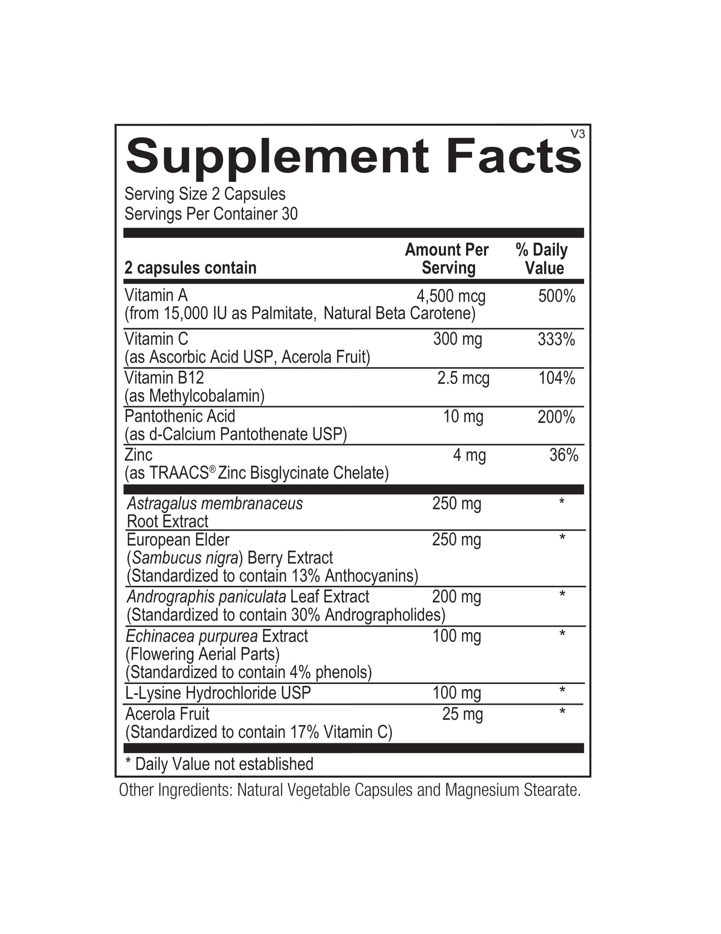 Ortho Molecular, Viracid, 60 Capsules UPC 615033025250 | HiLife Vitamins
