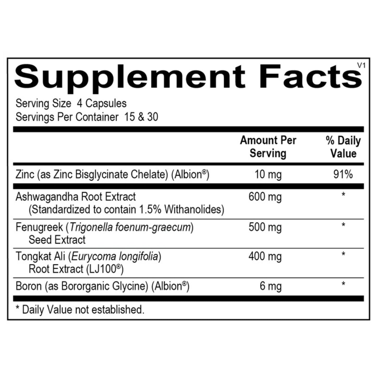 Ortho Molecular, Testosterone Support Complex, 60 Capsules UPC 615033027247 | Hilife Vitamins
