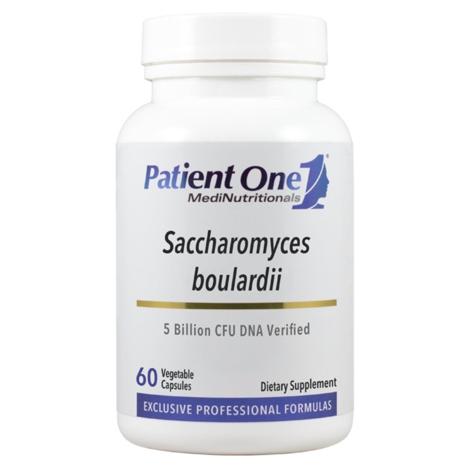 Patient One, Saccharomyces boulardii, 60 Vegetable Capsules UPC 859782006119 | Hilife Vitamins