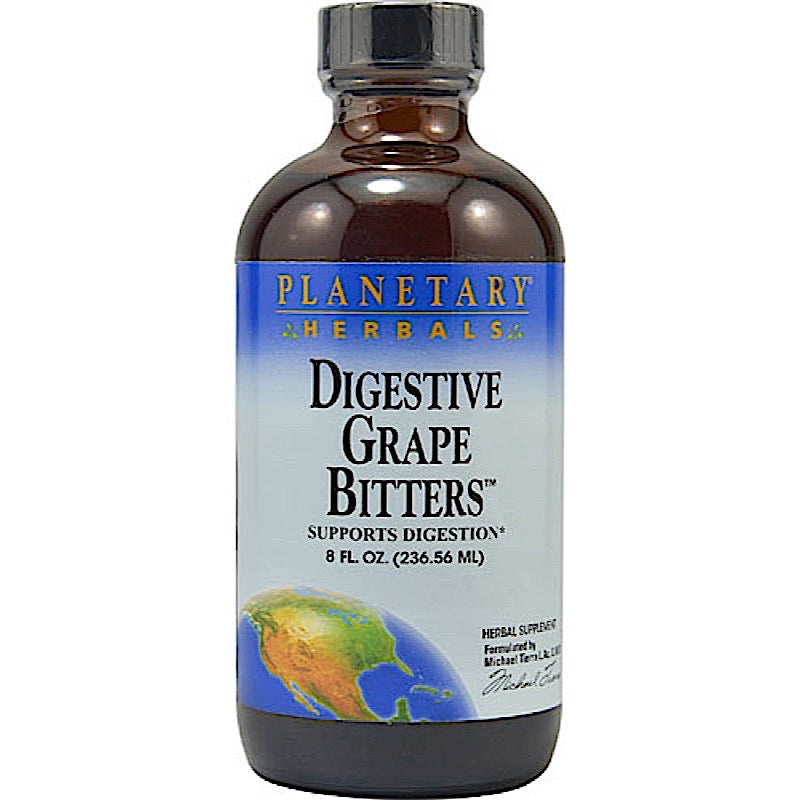 Planetary Herbals, Digestive Grape Bitters, 8 Oz UPC 021078101260 | HiLife Vitamins