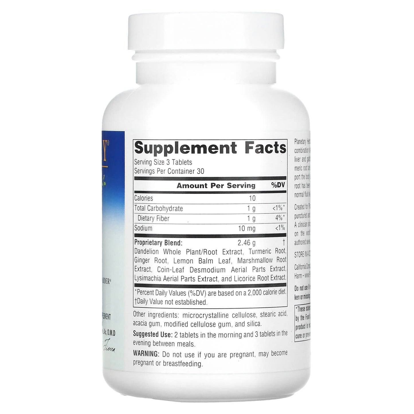 Planetary Herbals, Stone Free 820 mg, 90 Tablets UPC 021078100317 | Hilife Vitamins