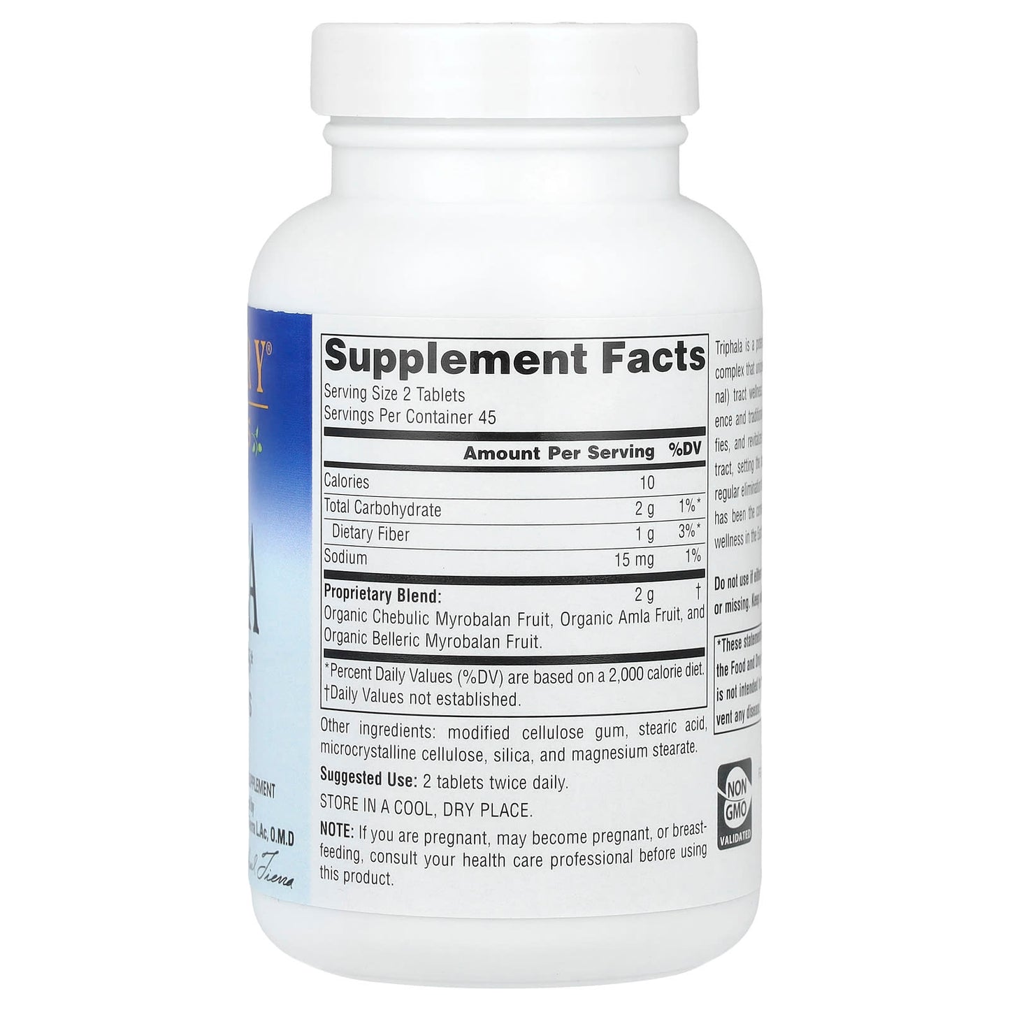Planetary Herbals, Triphala 1000 mg, 90 Tablets UPC 021078100324 | Hilife Vitamins