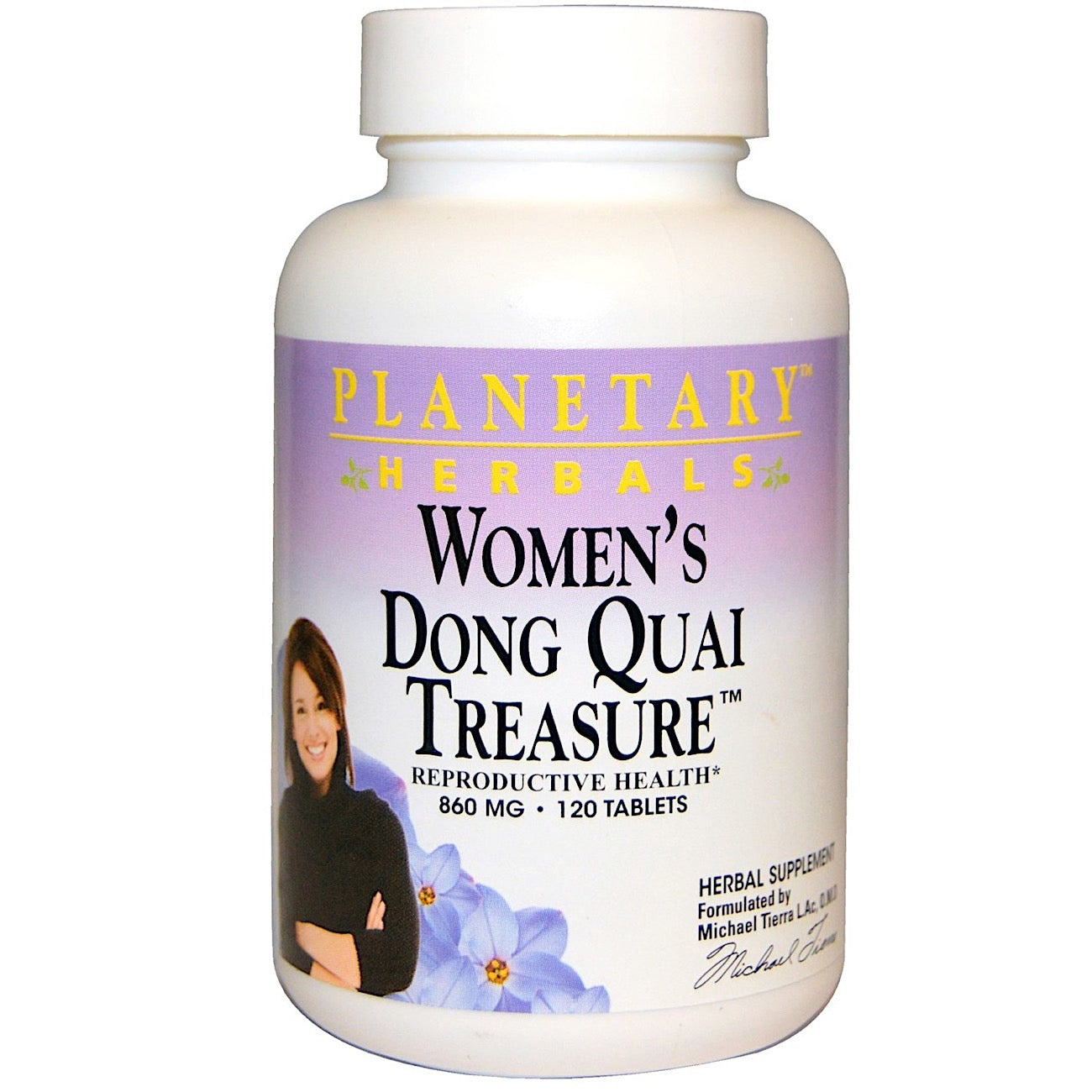 Planetary Herbals, Women's Dong Quai Treasure™ 860 mg, 120 Tablets UPC 021078103424 | Hilife Vitamins