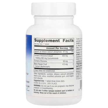 Planetary Herbals, Turmeric Extract, Full Spectrum™ 450 mg, 60 Tablets UPC 021078103981 | Hilife Vitamins