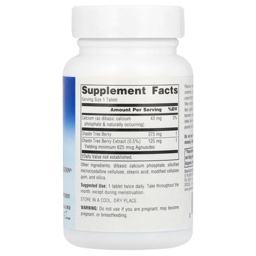 Planetary Herbals, Vitex Extract, Full Spectrum 500 mg, 60 Tablets UPC 021078104230 | Hilife Vitamins