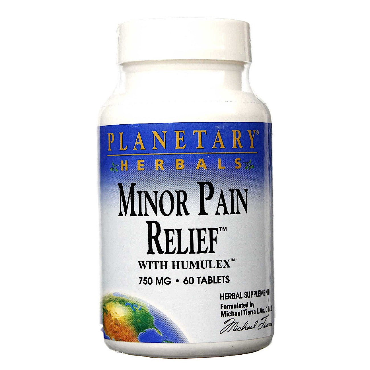 Planetary Herbals, Corydalis Minor Pain Relief™ 750 mg, 60 Tablets UPC 021078105411 | Hilife Vitamins