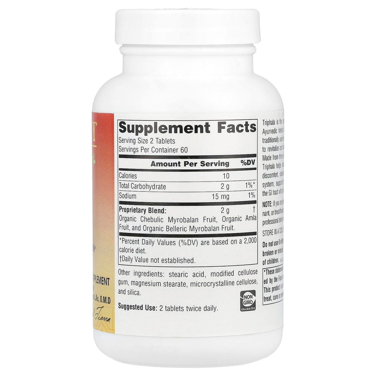 Planetary Herbals, Ayurvedics, Triphala Gold, 1,000 mg, 29 Tablets UPC 021078106333 | Hilife Vitamins