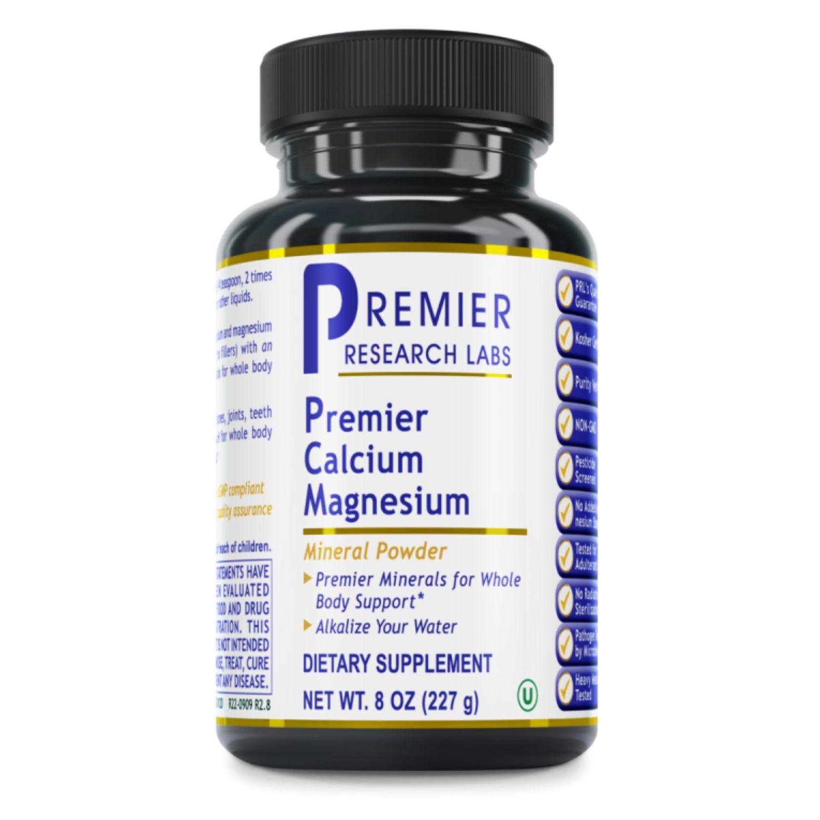 Premier Research Labs, Premier Calcium Magnesium Powder, 8.Oz (227 g) UPC 807735001209 | Hilife Vitamins