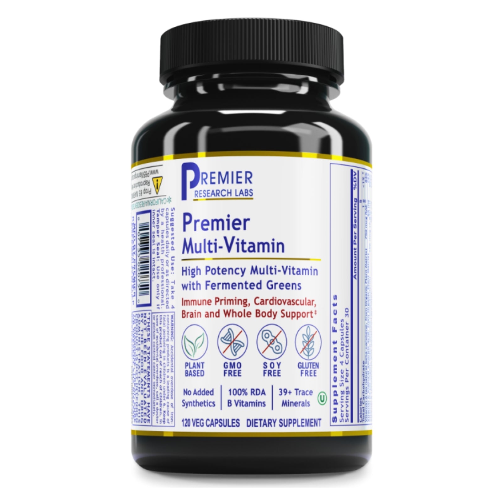 Premier Research Labs, Premier Multi-Vitamin, 120 Veg Capsules UPC 807735020750 | Hilife Vitamins