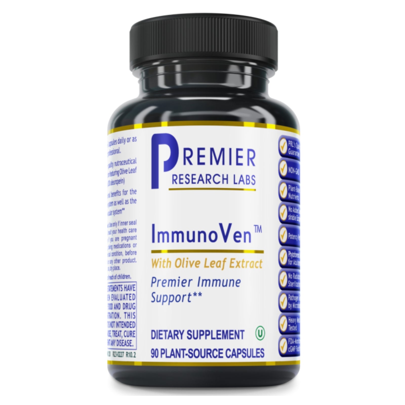 Premier Research Labs, ImmunoVen™, 90 Plant-Source Capsules UPC 807735021207 | Hilife Vitamins
