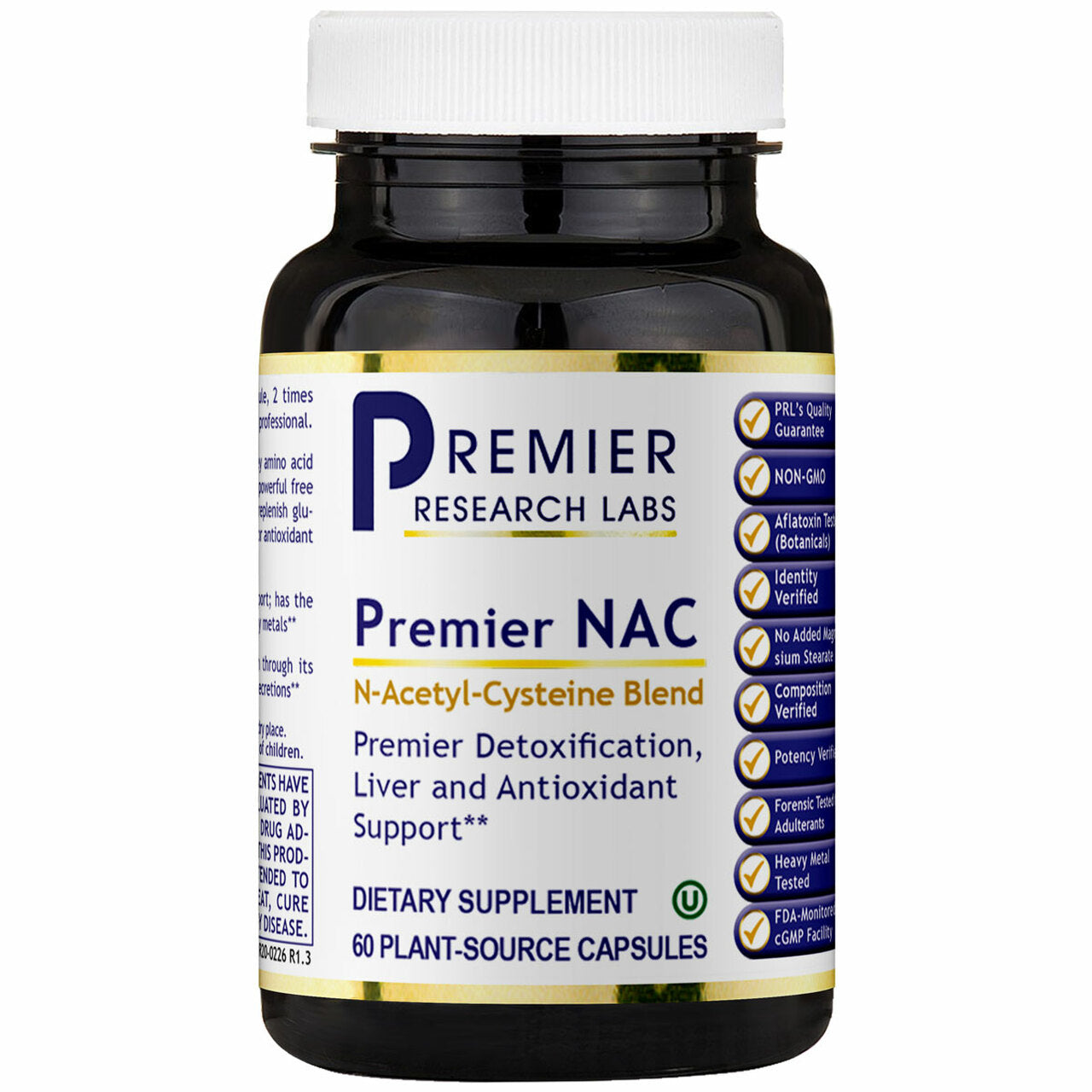 Premier Research Labs, Premier NAC, 60 Capsules UPC 807735021719 | Hilife Vitamins