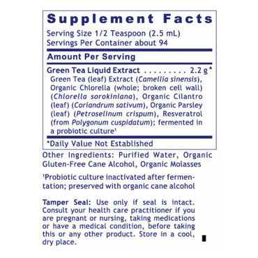 Premier Research Labs, Green Tea - ND™ (Fermented), 8 FL OZ (235 mL) UPC 807735023478 | Hilife Vitamins