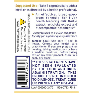 Premier Research Labs, HepatoVen Liver Complex, 60 Plant-Source Capsules UPC 807735024703 | Hilife Vitamins