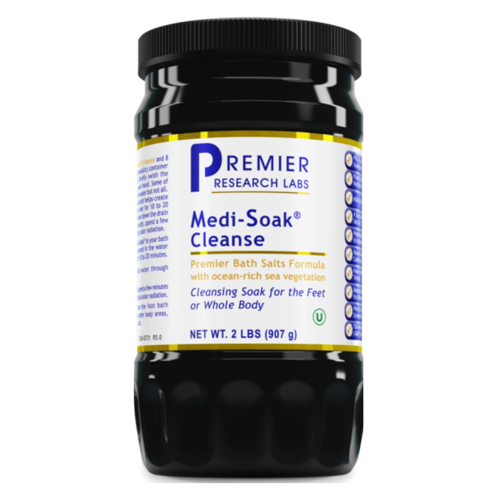 Premier Research Labs, Medi-Soak® Cleanse, 2 lbs powder (907 g) UPC 807735036850 | Hilife Vitamins