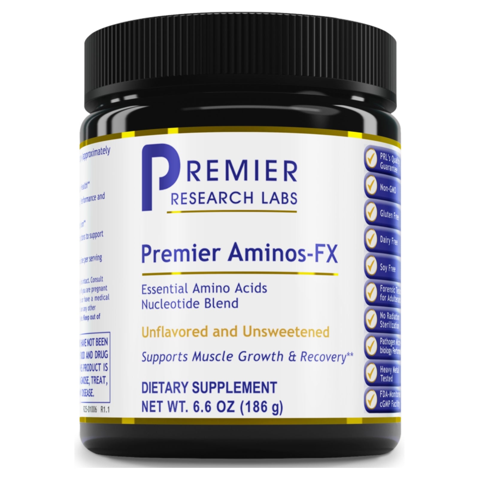 Premier Research Labs, Premier Aminos-FX, 6.6 oz (186 g) UPC 807735721022 | Hilife Vitamins