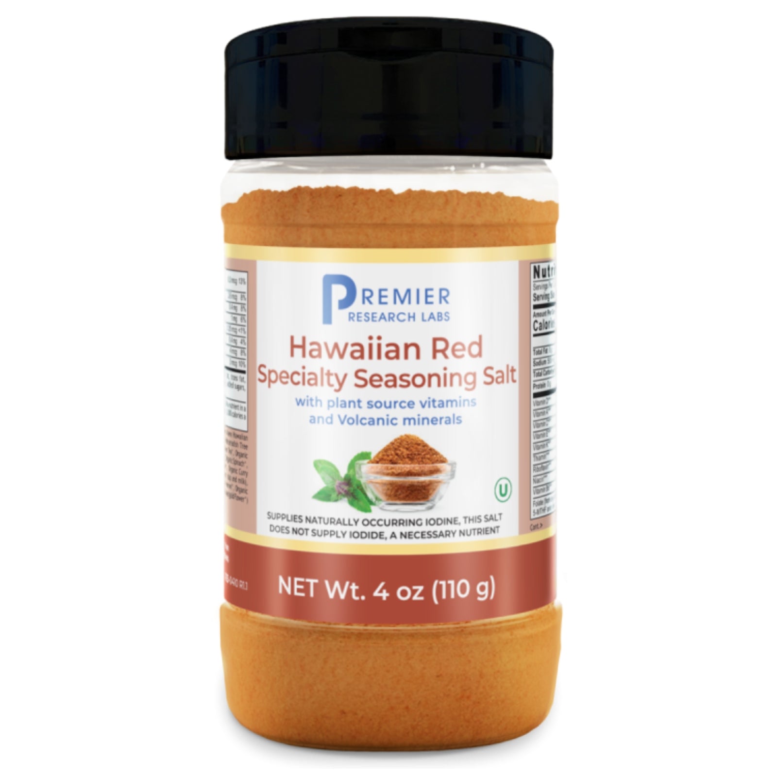 Premier Research Labs, Hawaiian Red Specialty Seasoning Salt, 4 oz (110 g) UPC 807735746926 | Hilife Vitamins