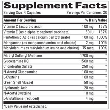 Progressive Laboratories, GC-MSM 3550, 120 Capsules UPC 351821007625 | HiLife Vitamins