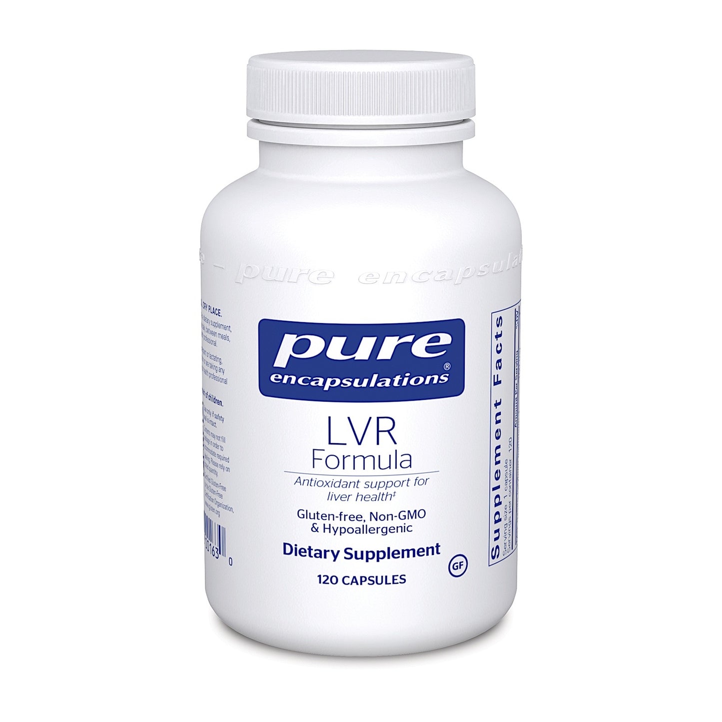 Pure Encapsulations, LVR Formula, 120 Capsules - 766298001630 | Hilife Vitamins