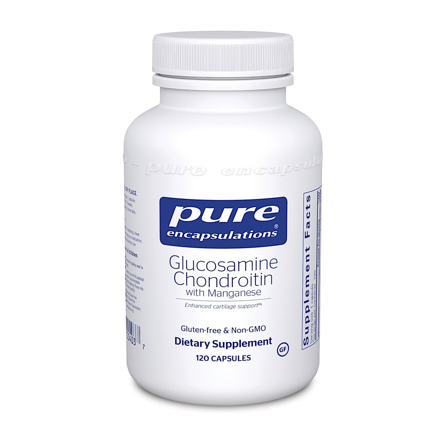 Pure Encapsulations, Glucosamine Chondroitin W/ Manganese, 60 Capsules UPC 766298004037 | HiLife Vitamins