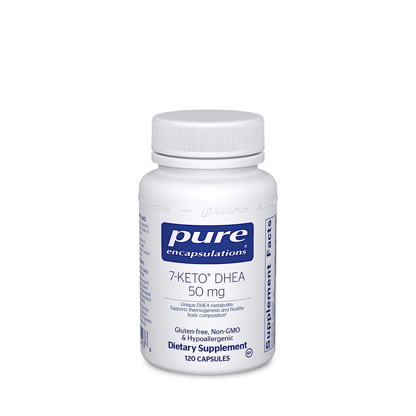 Pure Encapsulations, 7- Keto DHEA 50 mg, 120 Capsules UPC 766298004136 | HiLife Vitamins