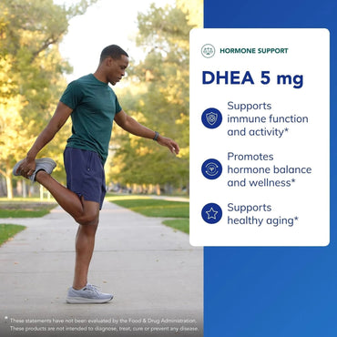 Pure Encapsulations, DHEA 5 mg, 60 Capsules UPC 766298005546 | Hilife Vitamins