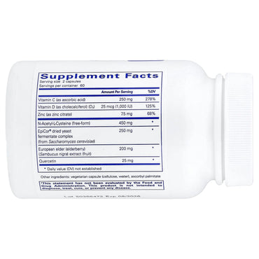 Pure Encapsulations, PureDefense W/NAC, 120 Capsules UPC 766298012384 | Hilife Vitamins