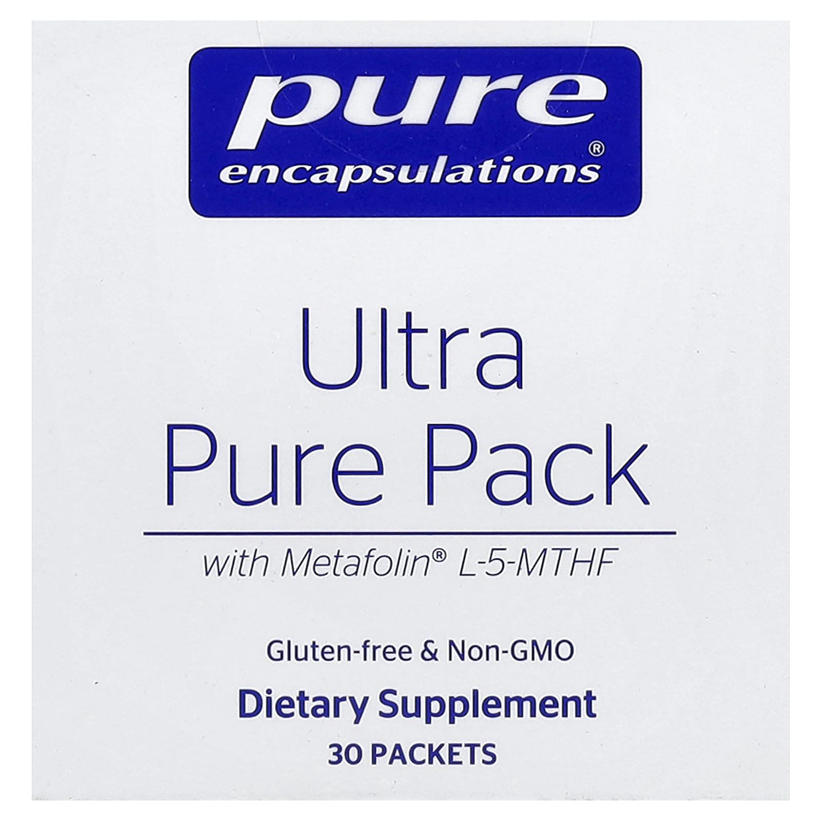 Pure Encapsulations, Ultra Pure Pack, 30 Packets UPC 766298012551 | Hilife Vitamins