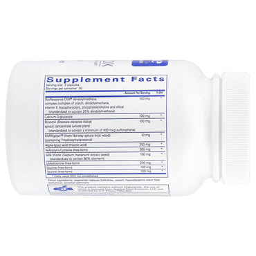 Pure Encapsulations, DIM Detox, 60 Capsules UPC 766298013589 | HiLife Vitamins