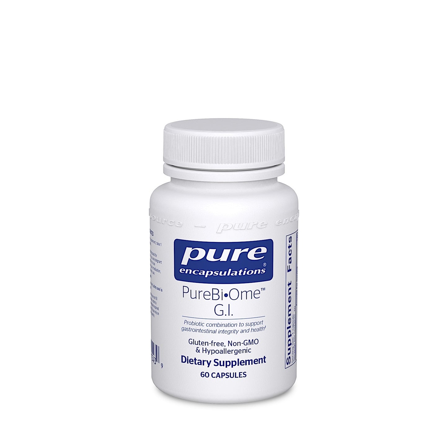 Pure Encapsulations, PureBi Ome GI, 60 Capsules UPC 766298015439 | HiLife Vitamins