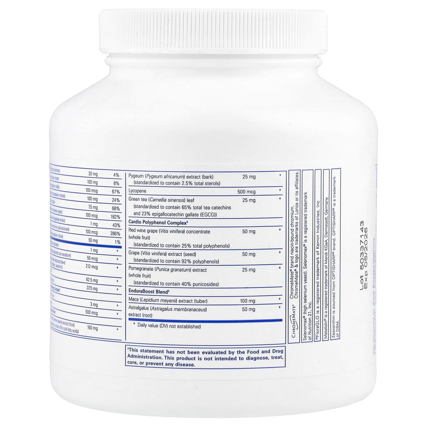 Pure Encapsulations, Men's Nutrients, 180 Capsules UPC 766298017495 | HiLife Vitamins