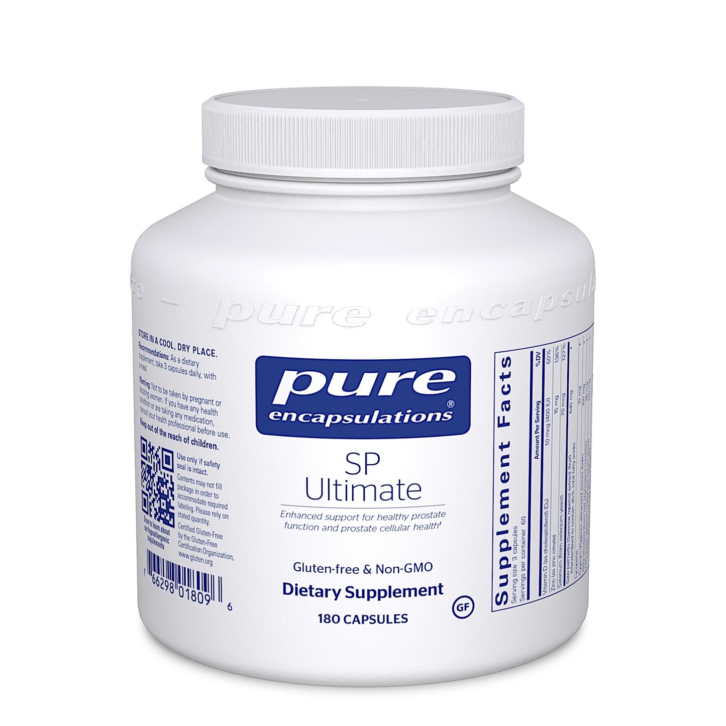 Pure Encapsulations, SP Ultimate, 180 Capsules UPC 766298018096 | HiLife Vitamins