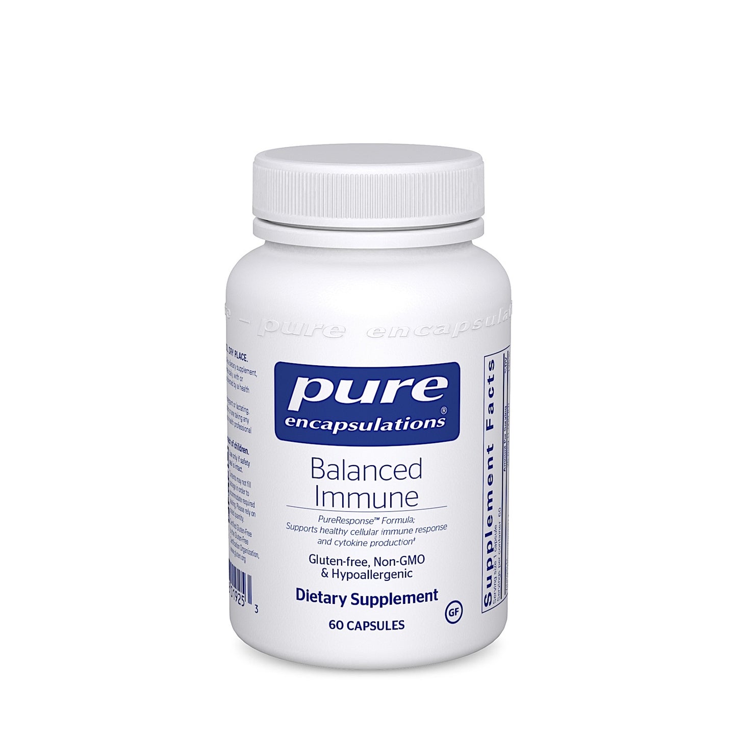 Pure Encapsulations, Balanced Immune, 60 Capsules UPC 766298019253 | HiLife Vitamins