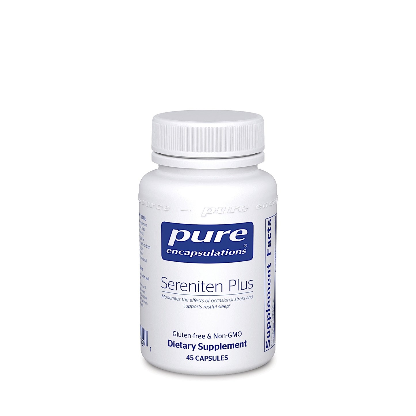 Pure Encapsulations, Sereniten Plus, 45 Capsules UPC 766298019291 | HiLife Vitamins