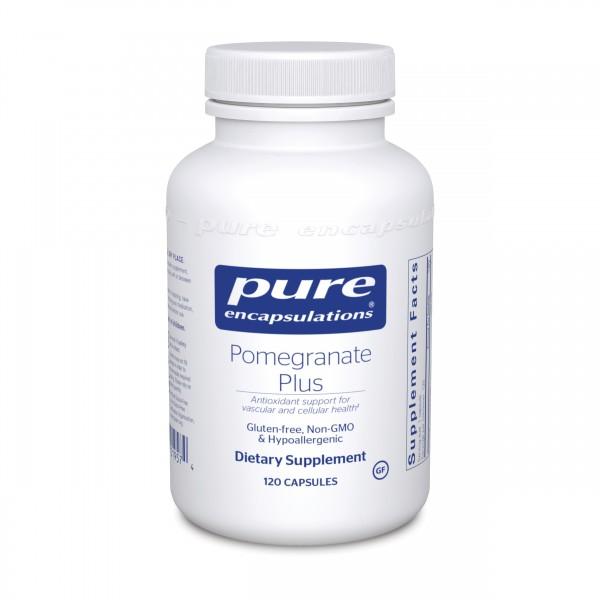 Pure Encapsulations, Pomegranate Plus - IMPROVED, 120 Capsules UPC 766298019574 | HiLife Vitamins